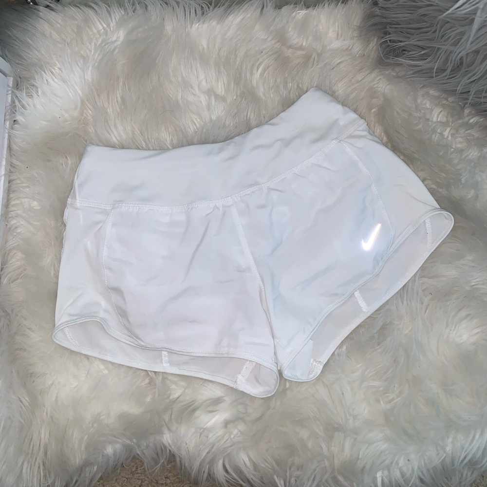 Nike white🤍 dri-fit shorts